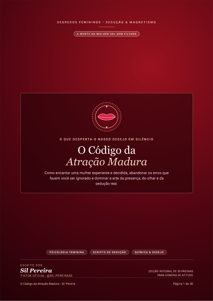 Capa Oficial - O Código da Atração Madura